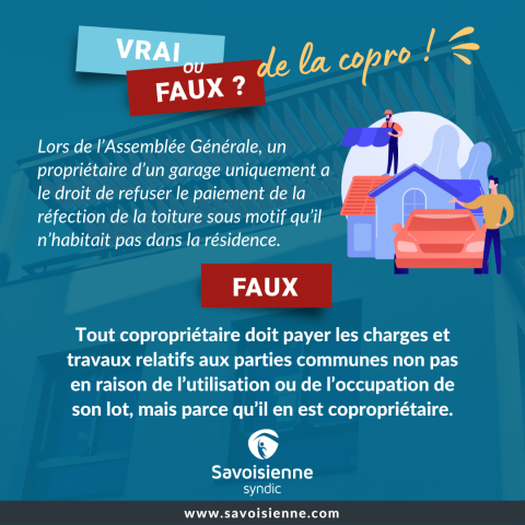 LE VRAI/FAUX DE LA COPRO !