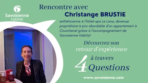 COURCHEVEL - Rencontre avec Christange BRUSTIE