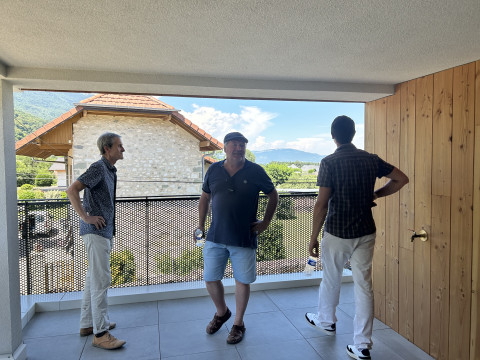 Visite des Elus la Serraz Bourget du Lac