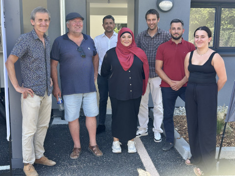 Visite des Elus la Serraz Bourget du Lac