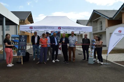Inauguration du Clos de la Taillanderie à Saint-Félix (Haute-Savoie)