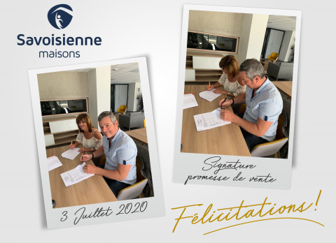 Signature promesse de vente - Domaine de Routens - La Ravoire