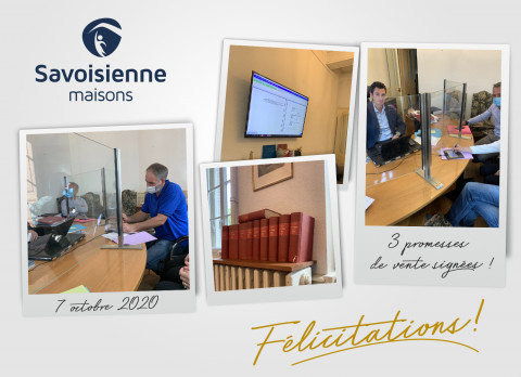 Signature promesse de vente - Les 100 Secrets - Albertville