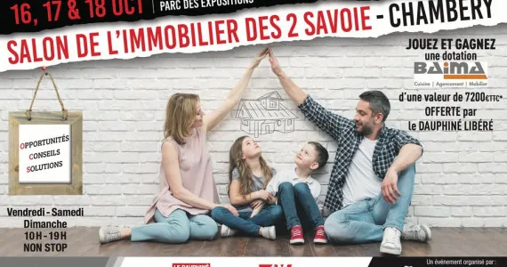 Retrouvez nous au Salon immobilier des 2 Savoie