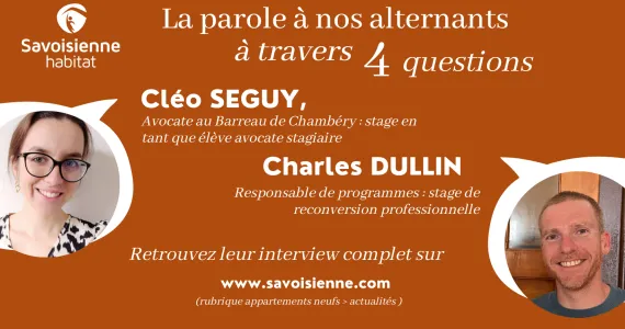 La parole à nos alternants !