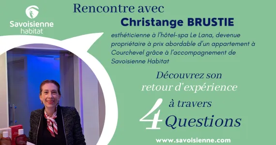 COURCHEVEL - Rencontre avec Christange BRUSTIE