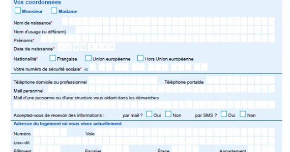 Nouveau formulaire de demande de logement social (CERFA V4)