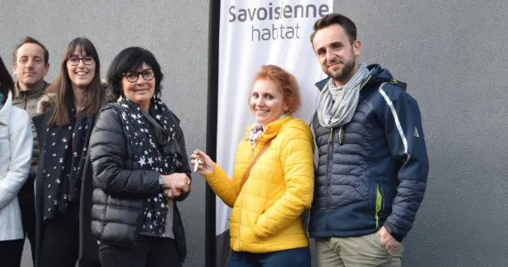 REMISE DES CLES AUX VERGERS D'ANTOINE À SONNAZ!