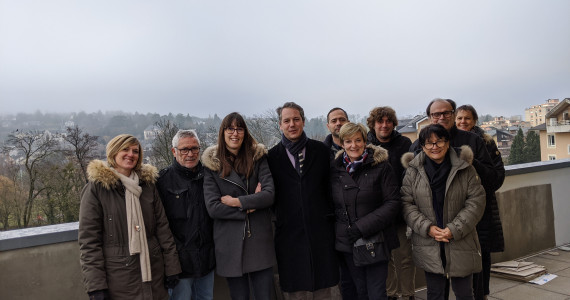 Visite de chantier Les Jardins de Marius à BARBERAZ