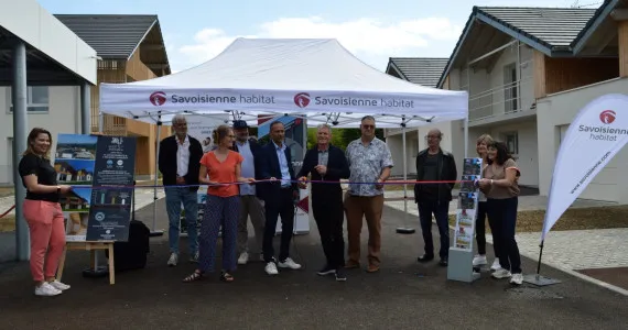 Inauguration du Clos de la Taillanderie à Saint-Félix (Haute-Savoie)