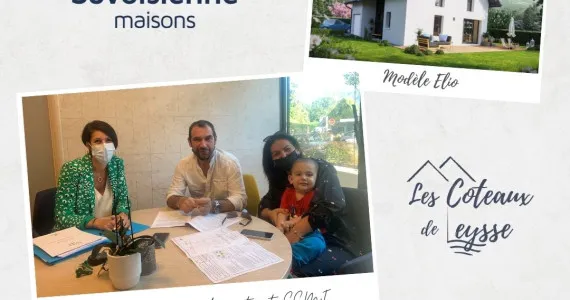 Signature de la promesse de vente et CCMI - Les Coteaux de Leysse