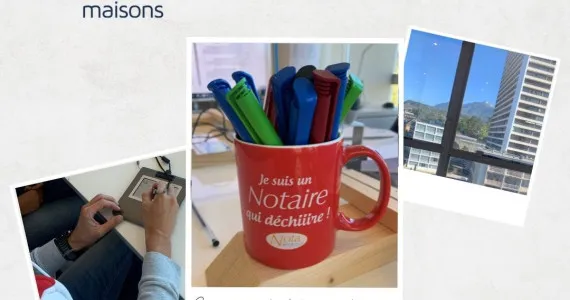 Signature de l'acte authentique - Le Domaine des Crauses