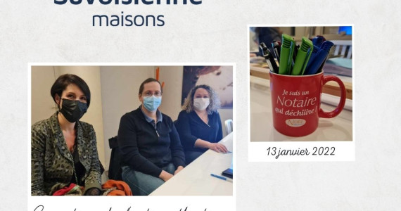 Signature acte authentique - Le Domaine des Crauses