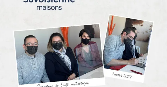 Signature de l'acte authentique - Le Domaine des Crauses