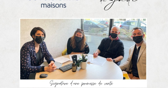 Signature d'une promesse de vente - Les Jardins de Jade