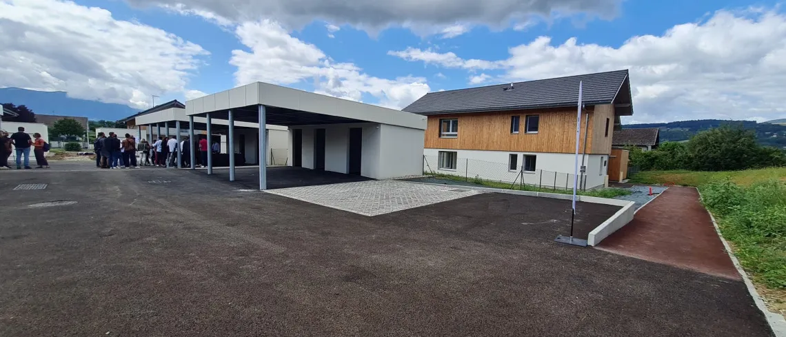 Inauguration du Clos de la Taillanderie à Saint-Félix (Haute-Savoie)