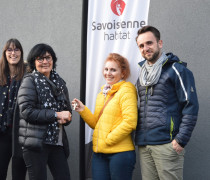 REMISE DES CLES AUX VERGERS D'ANTOINE À SONNAZ!