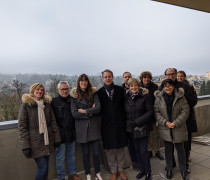 Visite de chantier Les Jardins de Marius à BARBERAZ