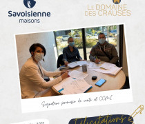 Signature de la promesse de vente et du CCMI - Le Domaine des Crauses