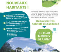 COTEAU NOUS RECHERCHE DE NOUVEAUX HABITANTS
